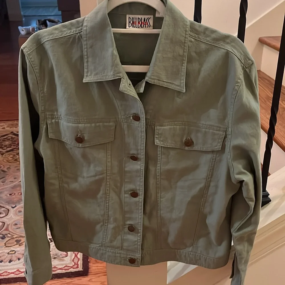 Vintage Bill Blass Jeans,  Army Green Jacket/ Size Medium